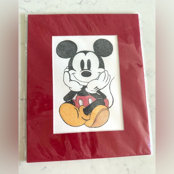 Hand Crafted Other - Smiling Mickey Pen & Ink by Lottie Dottie Original Artwork